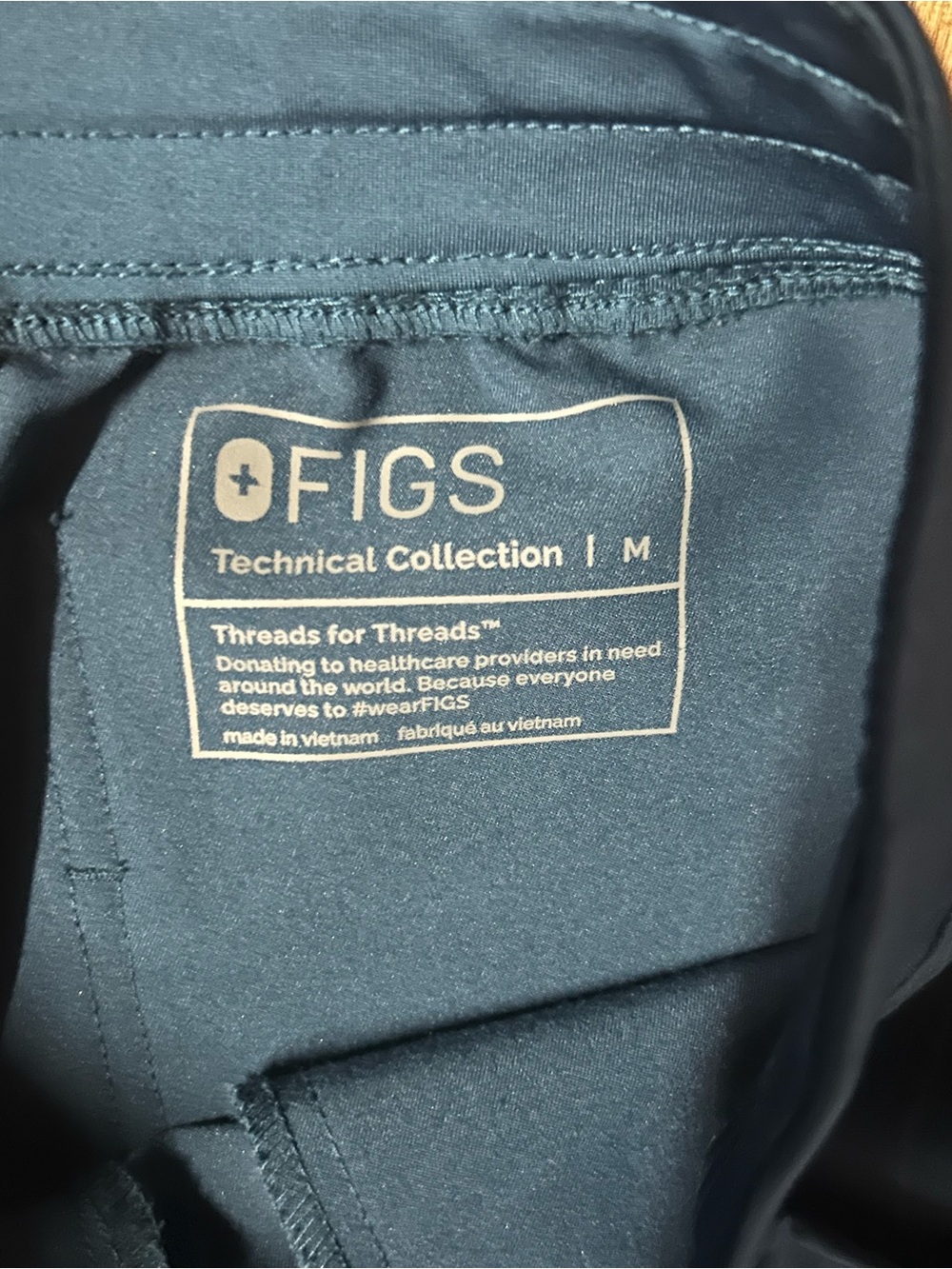 Figs Women’s Deep Reef*  Zamora High Waisted Jogger Scrub Pants Medium Pockets - Picture 3 of 3
